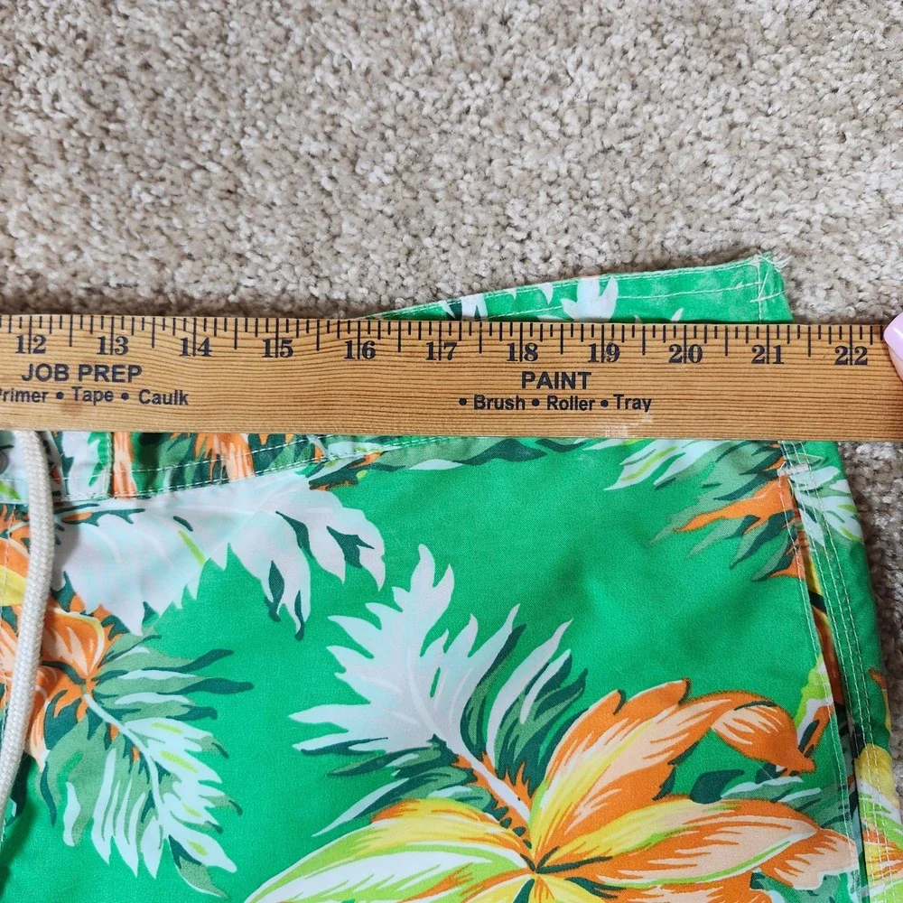 Polo Ralph Lauren Swim Trunks Tropical Floral Green Board‎ Shorts 3XB Big